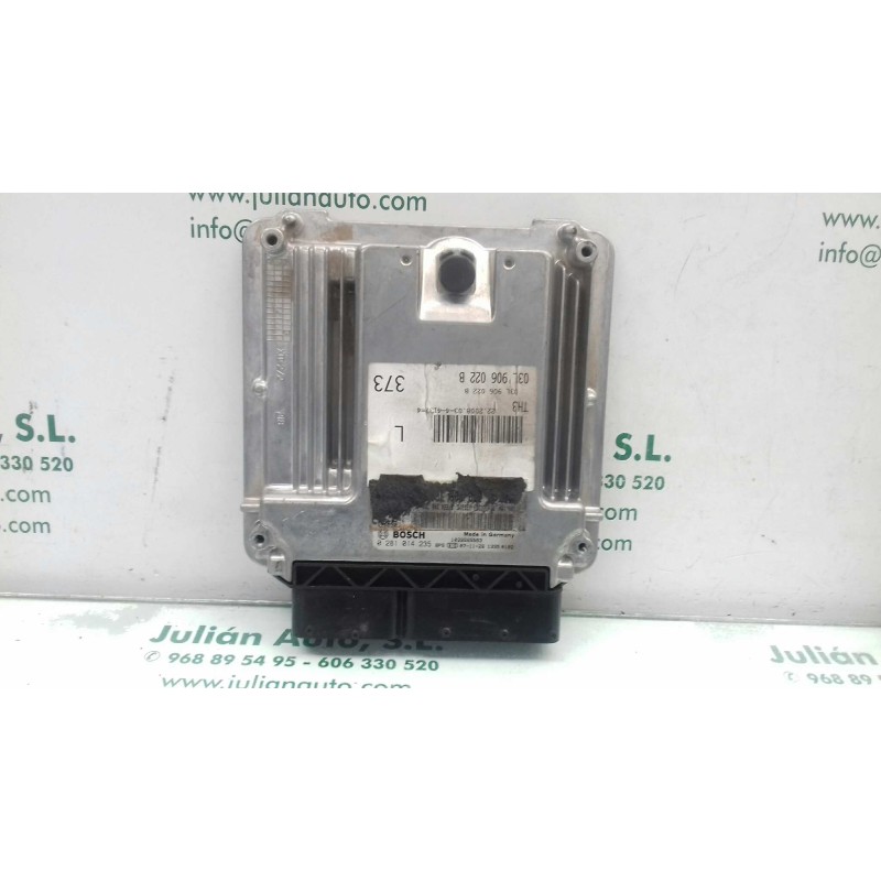 Recambio de centralita motor uce para audi a4 ber. (b8) básico referencia OEM IAM 0281014235 03L906022B KIT - BOSCH