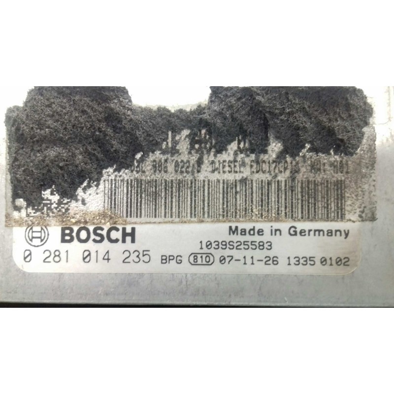 Recambio de centralita motor uce para audi a4 ber. (b8) básico referencia OEM IAM 0281014235 03L906022B KIT - BOSCH