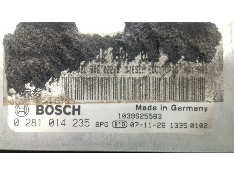 Recambio de centralita motor uce para audi a4 ber. (b8) básico referencia OEM IAM 0281014235 03L906022B KIT - BOSCH