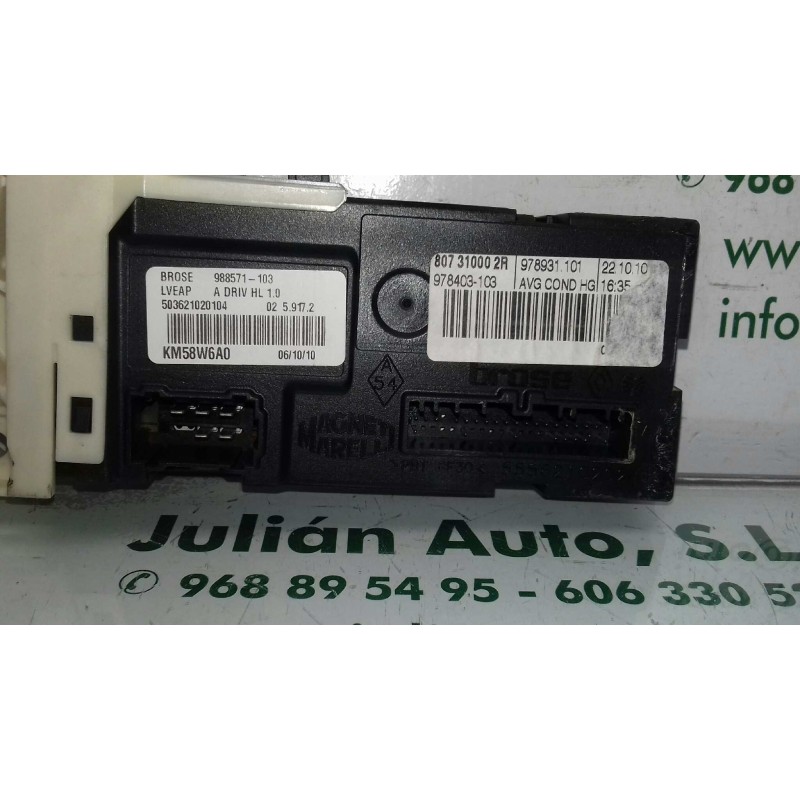 Recambio de motor elevalunas delantero izquierdo para renault laguna iii authentique referencia OEM IAM 807310002R 0130822330 97