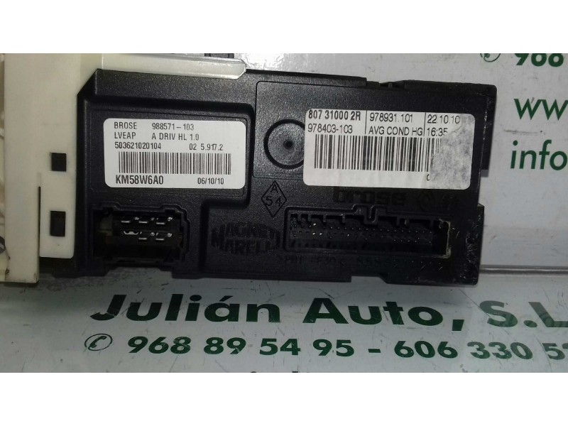 Recambio de motor elevalunas delantero izquierdo para renault laguna iii authentique referencia OEM IAM 807310002R 0130822330 97