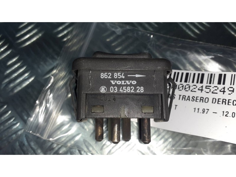 Recambio de mando elevalunas trasero derecho para volvo s40 berlina 2.0 t referencia OEM IAM 862854 03458228 