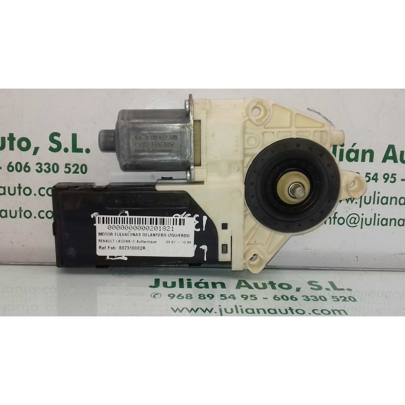 Recambio de motor elevalunas delantero izquierdo para renault laguna iii authentique referencia OEM IAM 807310002R 0130822330 97
