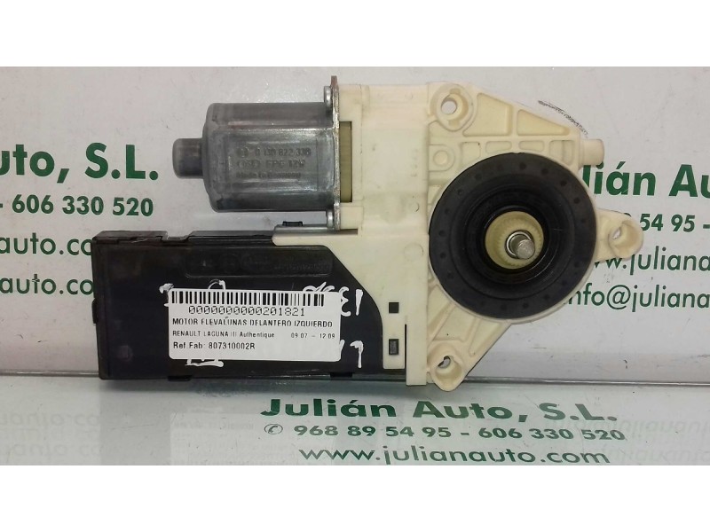 Recambio de motor elevalunas delantero izquierdo para renault laguna iii authentique referencia OEM IAM 807310002R 0130822330 97