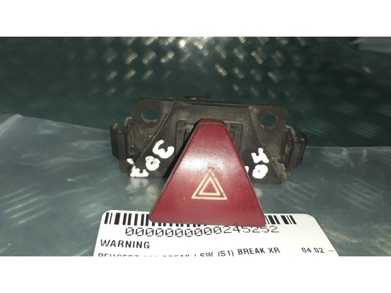 Recambio de warning para peugeot 307 break / sw (s1) break xr referencia OEM IAM 9643219577  CONECTOR 3 PINES