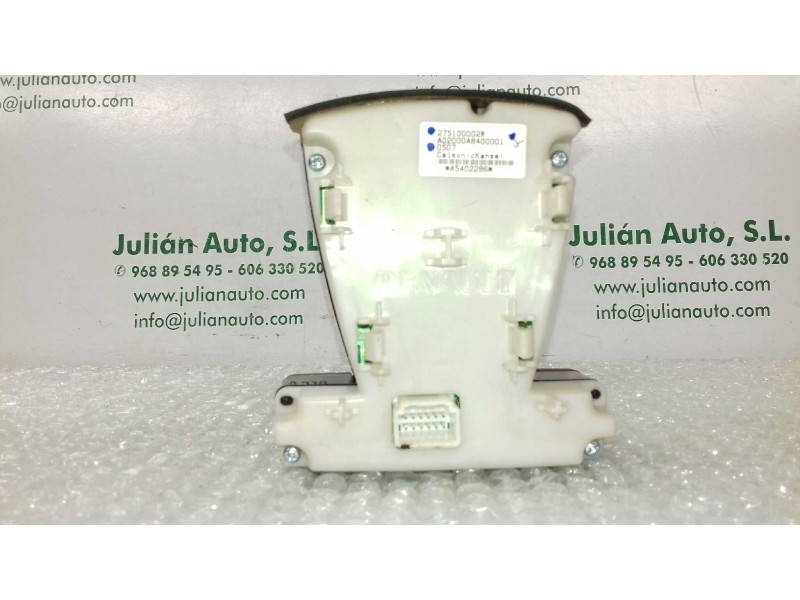 Recambio de mando calefaccion / aire acondicionado para renault laguna iii limited referencia OEM IAM 275100002R A02000A8400001 