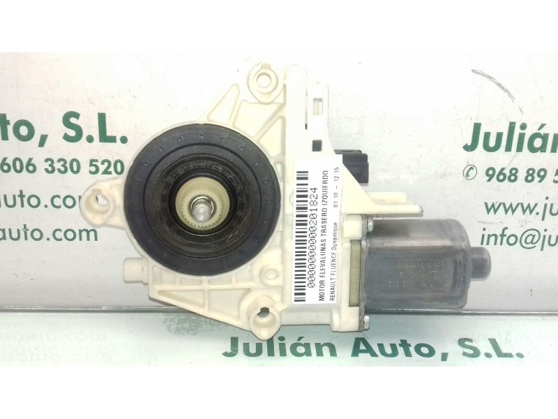 Recambio de motor elevalunas trasero izquierdo para renault fluence dynamique referencia OEM IAM 827310012R 0130822582 918493100