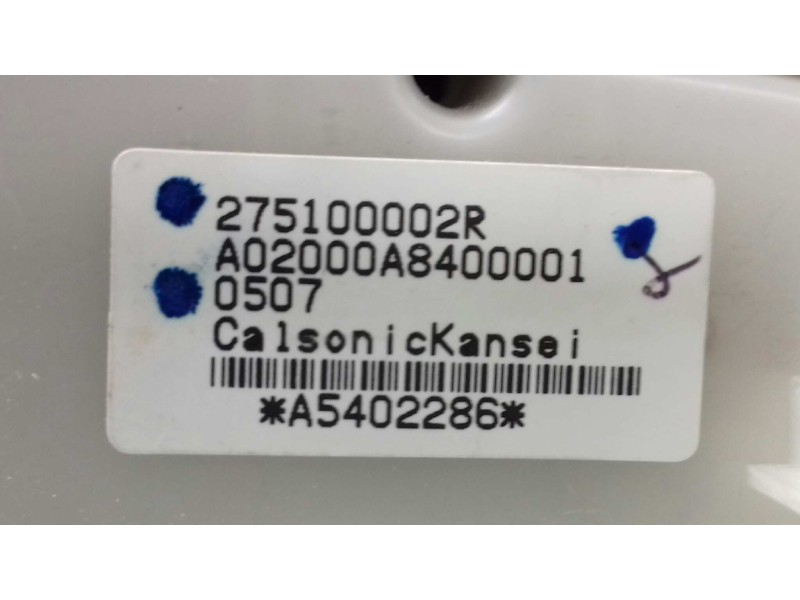 Recambio de mando calefaccion / aire acondicionado para renault laguna iii limited referencia OEM IAM 275100002R A02000A8400001 