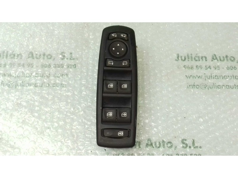 Recambio de mando elevalunas delantero izquierdo para renault laguna iii limited referencia OEM IAM 809610006R 024308H 