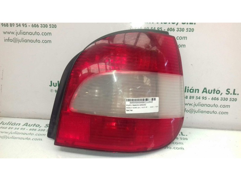 Recambio de piloto trasero derecho para renault scenic (ja..) 1.9 dti rt referencia OEM IAM   