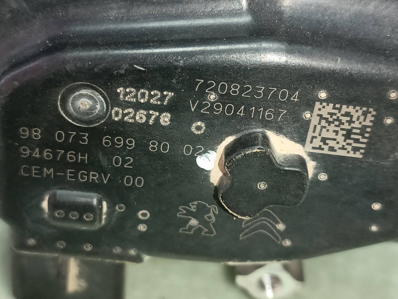 Recambio de valvula egr para peugeot 308 business line referencia OEM IAM 9807369980 720823704 94676H 02