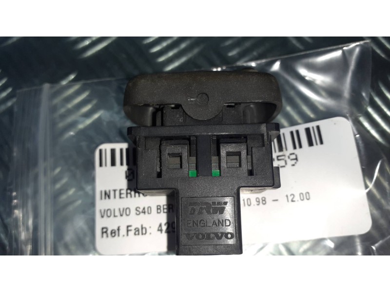 Recambio de interruptor para volvo s40 berlina 1.8i referencia OEM IAM 4299 CONECTOR 5 PINES CIERRE