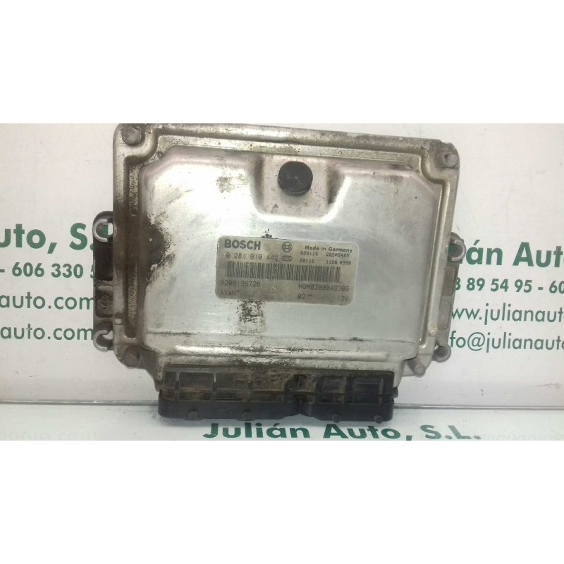 Recambio de centralita motor uce para renault megane i scenic (ja0) 1.9dti alize referencia OEM IAM 8200199726 0281010442 BOSCH