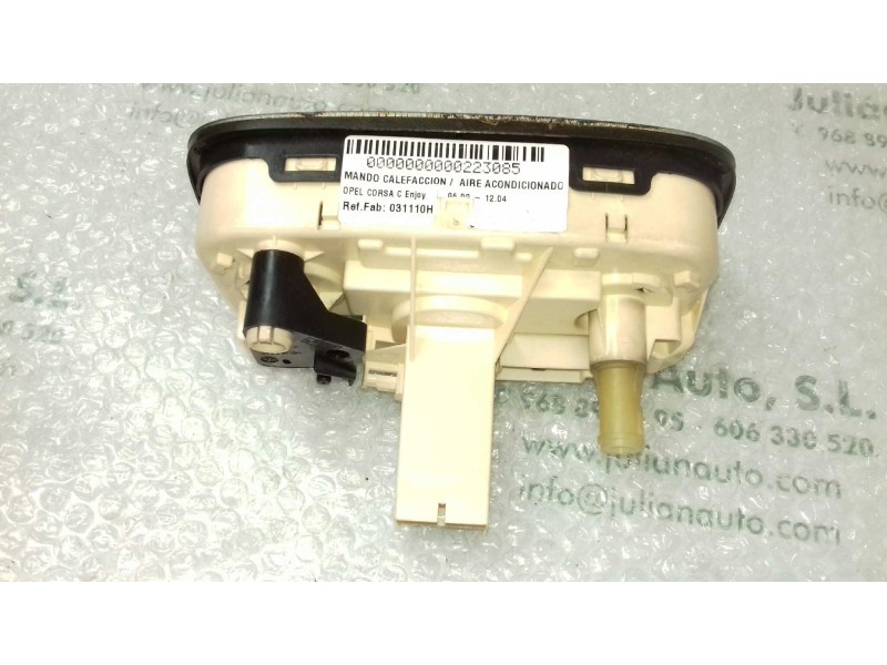 Recambio de mando calefaccion / aire acondicionado para opel corsa c enjoy referencia OEM IAM 031110H  VALEO