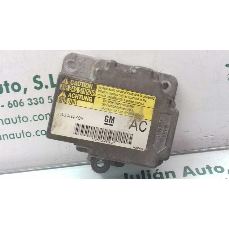 Recambio de centralita airbag para opel vectra b berlina básico referencia OEM IAM 90464705 70560545QJJ 