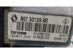 Recambio de motor elevalunas delantero derecho para renault megane iii berlina 5 p emotion referencia OEM IAM 807301396R 0130822 2
