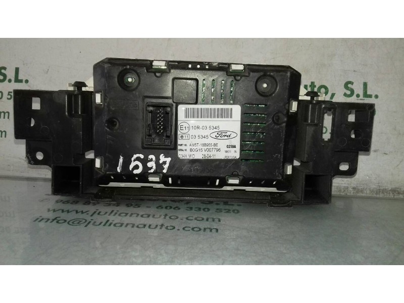 Recambio de pantalla multifuncion para ford focus lim. (cb8) ambiente referencia OEM IAM AM5T18B955BE  
