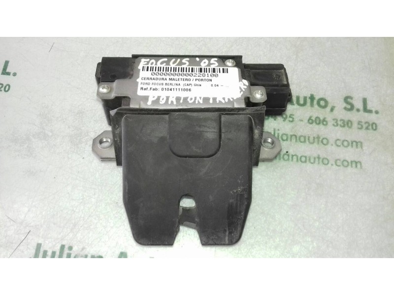 Recambio de cerradura maletero / porton para ford focus berlina (cap) ghia referencia OEM IAM 01041111006  