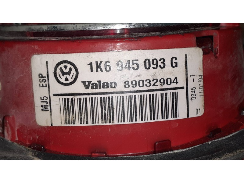 Recambio de piloto trasero izquierdo interior para volkswagen golf v berlina (1k1) highline referencia OEM IAM 1K6945093G  