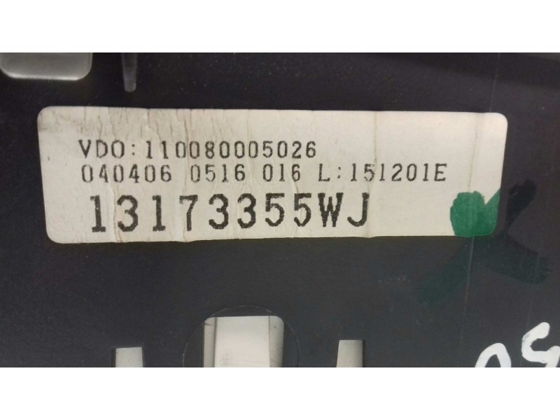 Recambio de cuadro instrumentos para opel corsa c enjoy referencia OEM IAM 13173355WJ 110080005026 VDO