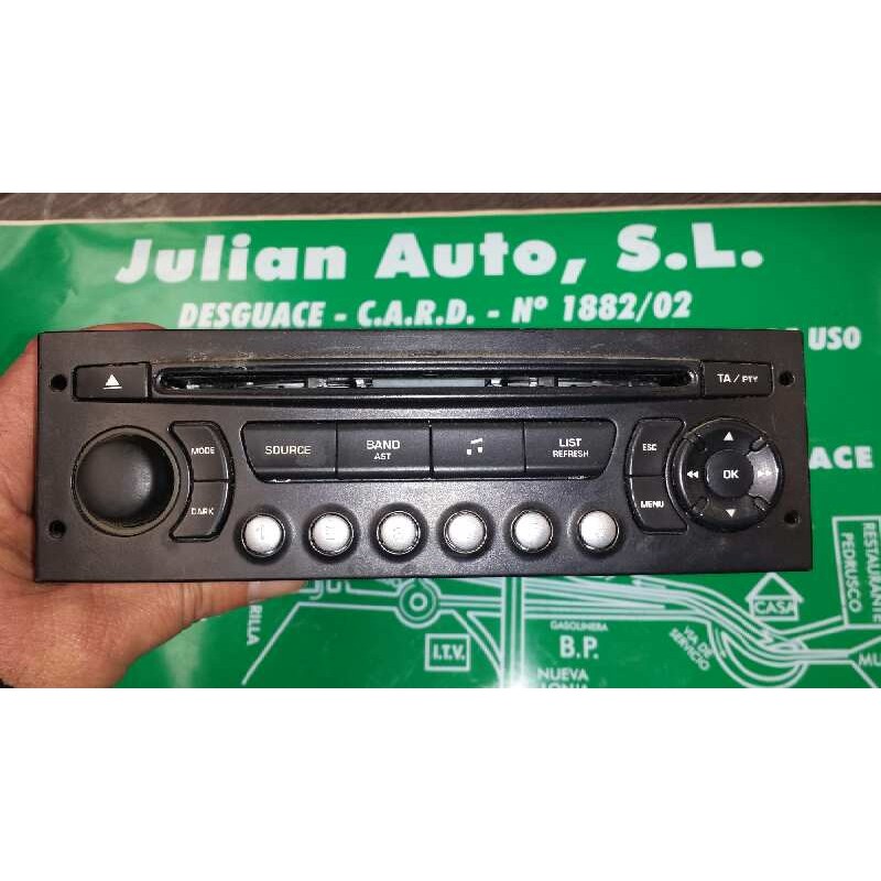 Recambio de sistema audio / radio cd para citroen c4 berlina collection referencia OEM IAM 96647696XT BLAUPUNKT RD4 N1-02 966476