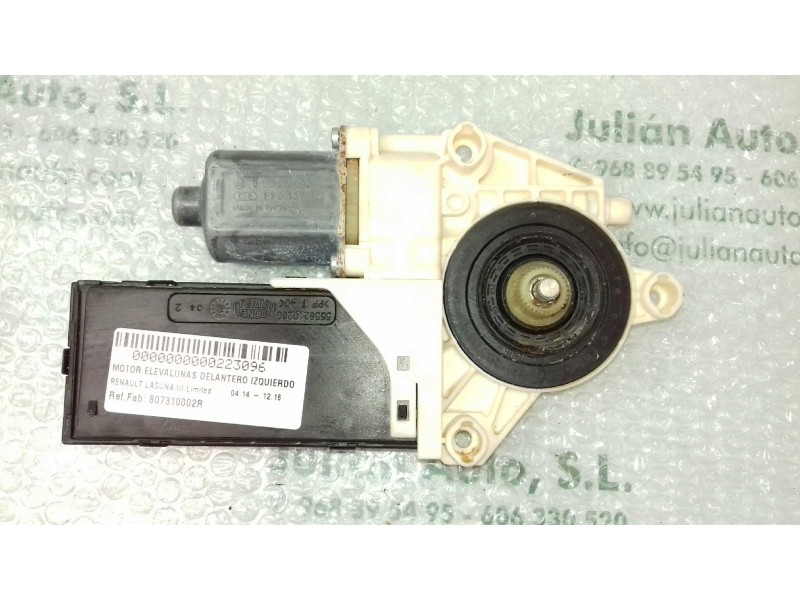 Recambio de motor elevalunas delantero izquierdo para renault laguna iii limited referencia OEM IAM 807310002R 978403103 0130822