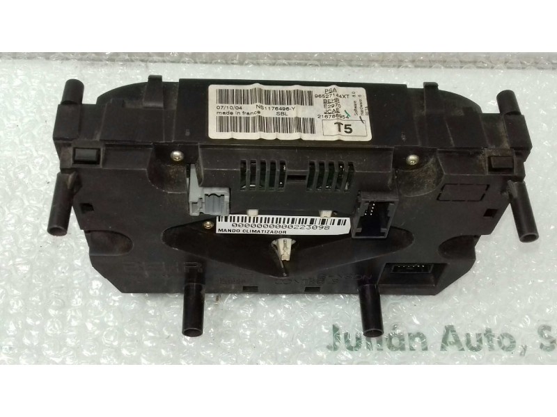 Recambio de mando climatizador para peugeot 307 (s1) xr clim plus referencia OEM IAM 96527144XT E2970 216788954