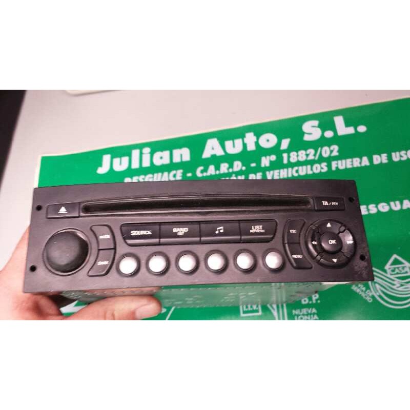 Recambio de sistema audio / radio cd para citroen c2 collection referencia OEM IAM 96624490XT SIEMENS VDO RD4 N1-00 PSARCD411-52
