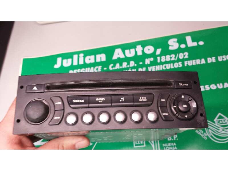 Recambio de sistema audio / radio cd para citroen c2 collection referencia OEM IAM 96624490XT SIEMENS VDO RD4 N1-00 PSARCD411-52