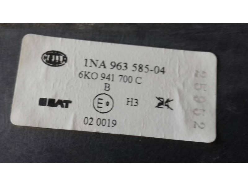Recambio de faro antiniebla derecho para seat ibiza (6k1) select referencia OEM IAM 6K0941700C  