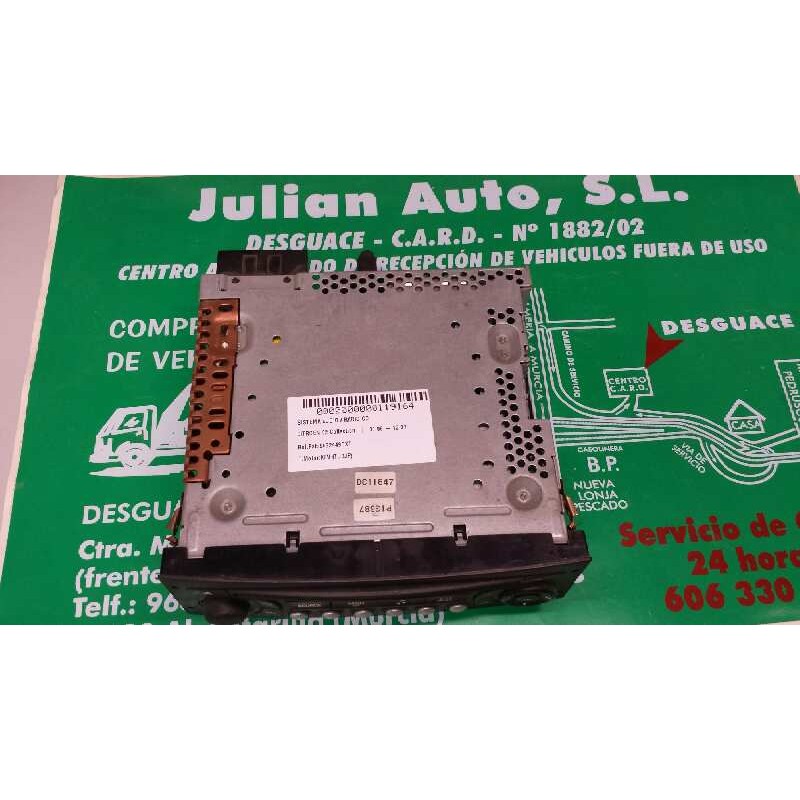 Recambio de sistema audio / radio cd para citroen c2 collection referencia OEM IAM 96624490XT SIEMENS VDO RD4 N1-00 PSARCD411-52
