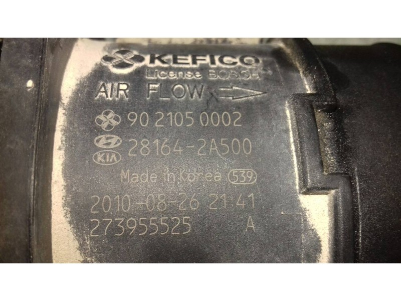 Recambio de caudalimetro para hyundai ix20 gl classic referencia OEM IAM 281642A500 9021050002 KEFICO
