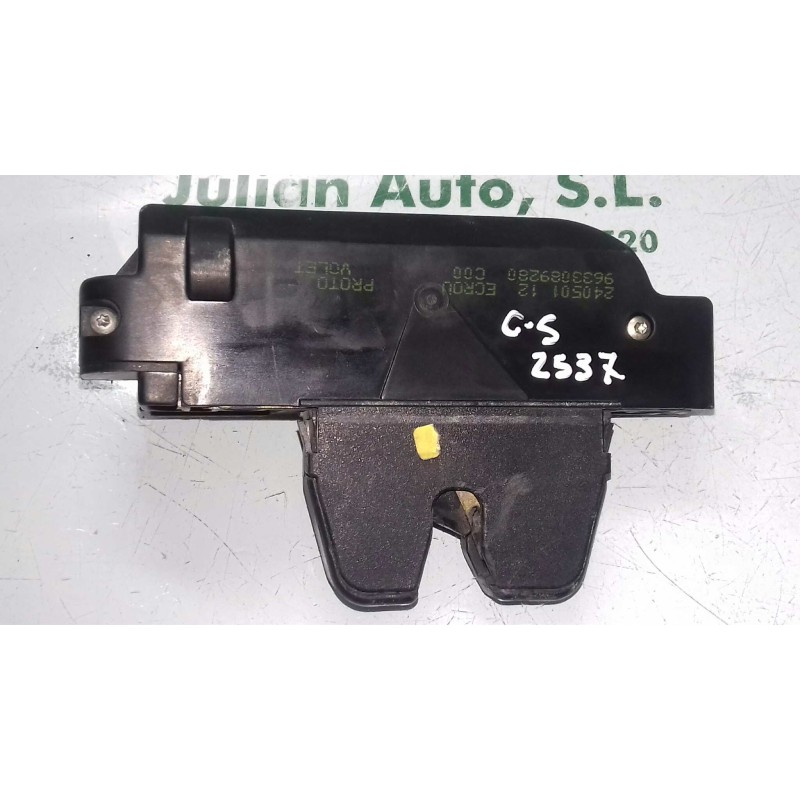 Recambio de cerradura maletero / porton para citroen c5 berlina 2.0 hdi sx referencia OEM IAM 9633089280 24050112 3 PINES