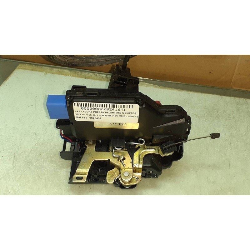 Recambio de cerradura puerta delantera izquierda para volkswagen golf v berlina (1k1) highline referencia OEM IAM 0920437 893862