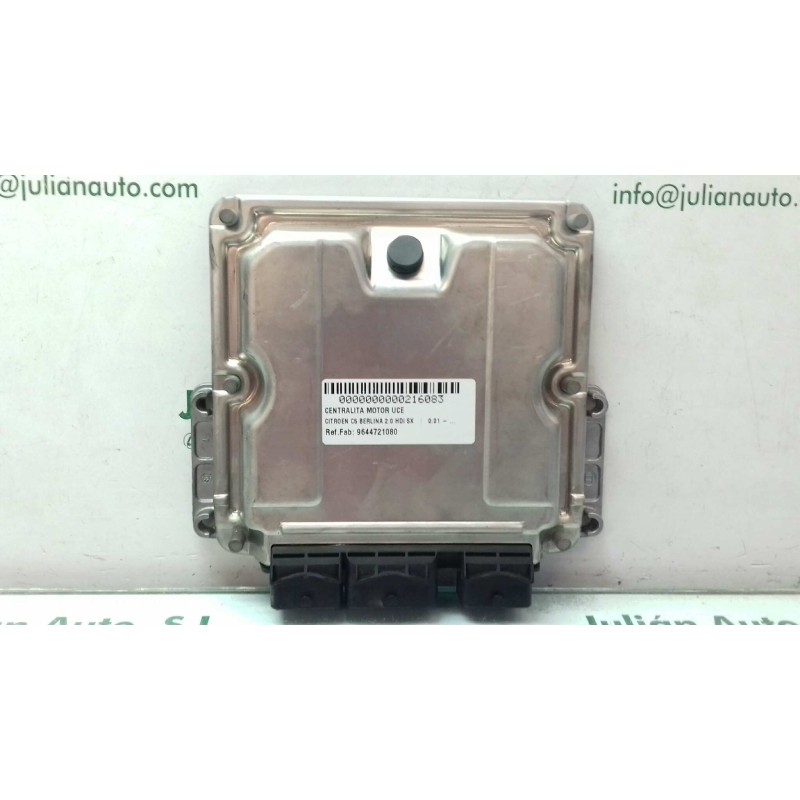 Recambio de centralita motor uce para citroen c5 berlina 2.0 hdi sx referencia OEM IAM 9644721080 0281010808 BOSCH