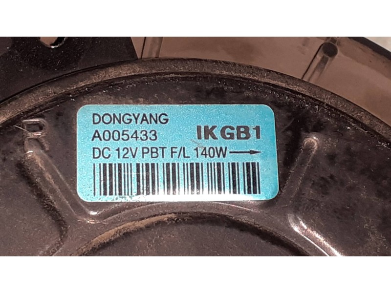 Recambio de electroventilador para hyundai i20 city s referencia OEM IAM A005433  