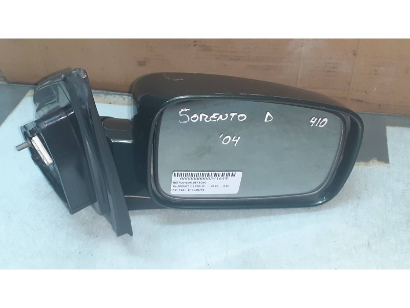 Recambio de retrovisor derecho para kia sorento 2.5 crdi ex referencia OEM IAM E11025754 E11015754 ELECTRICO