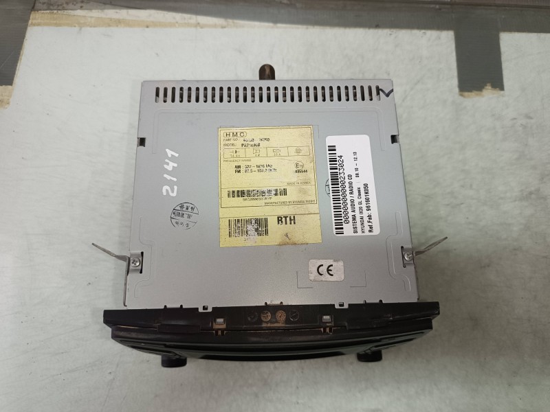 Recambio de sistema audio / radio cd para hyundai ix20 gl classic referencia OEM IAM 961601K050 PA710JCB 