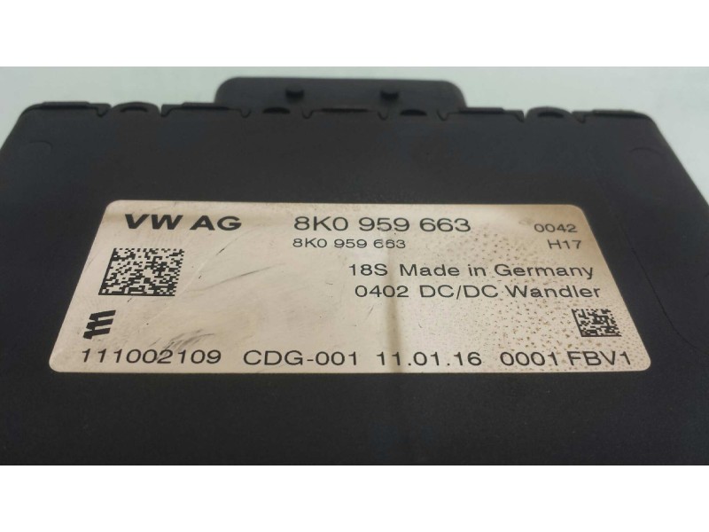 Recambio de modulo electronico para audi a5 cabriolet (8f7) 2.0 tdi (110kw) referencia OEM IAM 8K0959663 111002109 