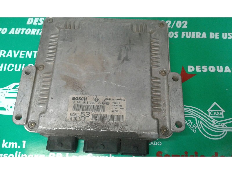 Recambio de centralita motor uce para citroen xsara picasso 2.0 hdi exclusive referencia OEM IAM 0281010996 9646774280 EDC15C2