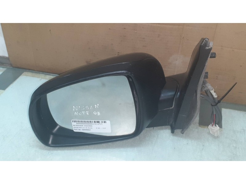 Recambio de retrovisor izquierdo para nissan note (e11e) acenta referencia OEM IAM E20205021 E20305021 ELECTRICO