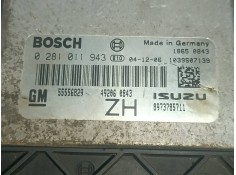 Recambio de centralita motor uce para opel astra h berlina enjoy referencia OEM IAM 8973785711 0281011943 BOSCH 2