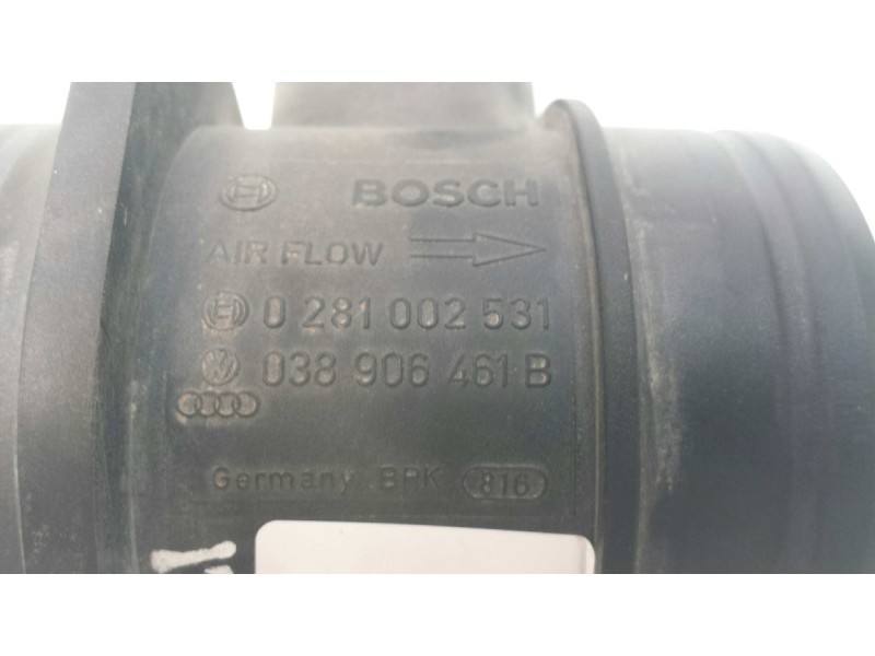 Recambio de caudalimetro para seat ibiza (6l1) cool referencia OEM IAM 038906461B 0281002531 BOSCH