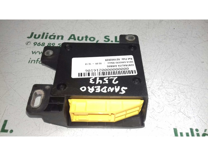 Recambio de centralita airbag para dacia sandero básico referencia OEM IAM 821002828 2840476003 CONTINENTAL