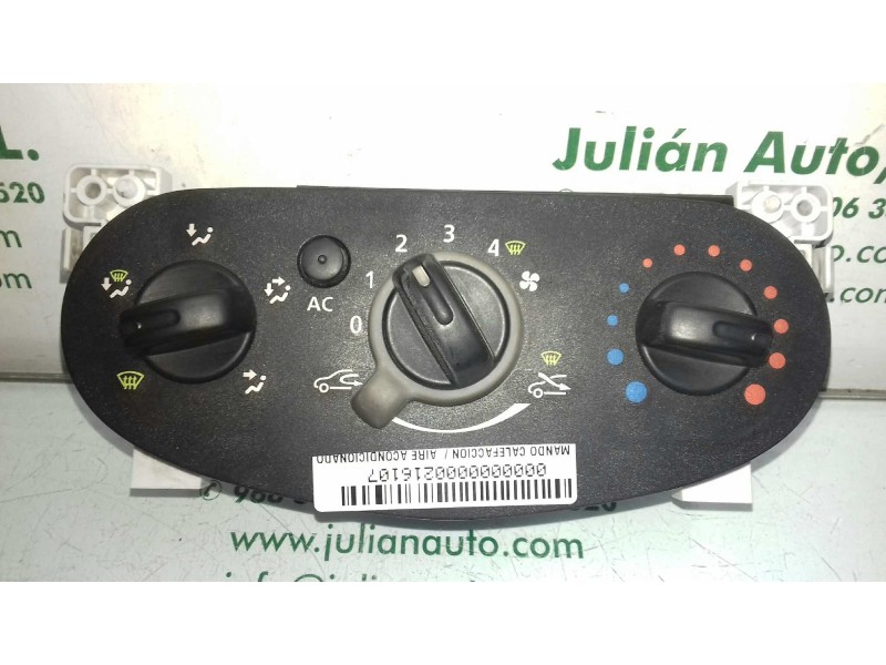 Recambio de mando calefaccion / aire acondicionado para dacia sandero básico referencia OEM IAM N106678B T1001639U VALEO