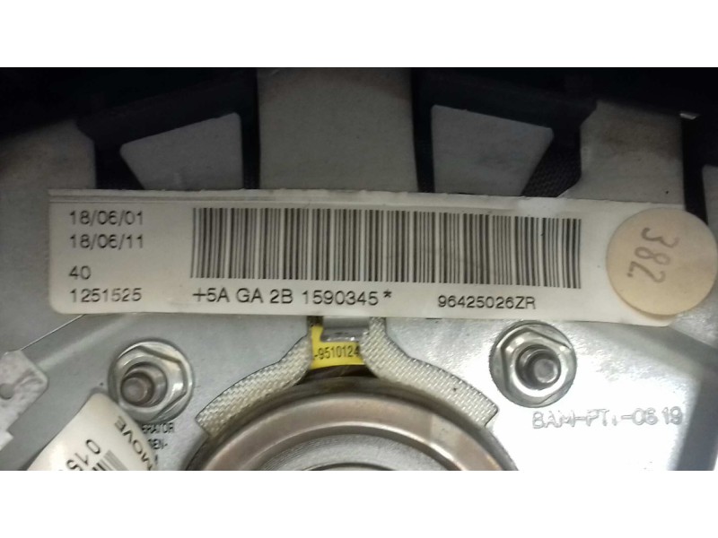Recambio de airbag delantero izquierdo para peugeot 206 berlina xr referencia OEM IAM 96425026ZR  