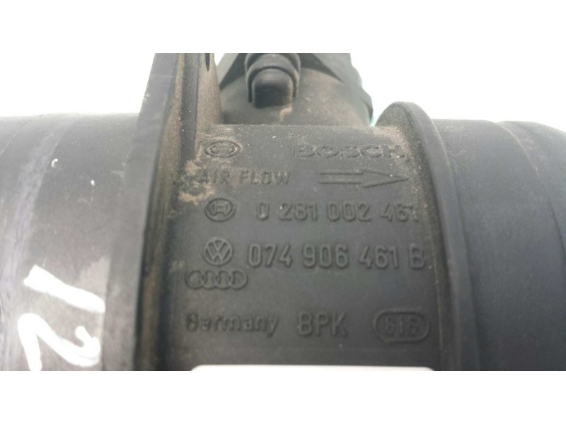 Recambio de caudalimetro para volkswagen passat berlina (3c2) advance referencia OEM IAM 074906461B 0281002461 BOSCH