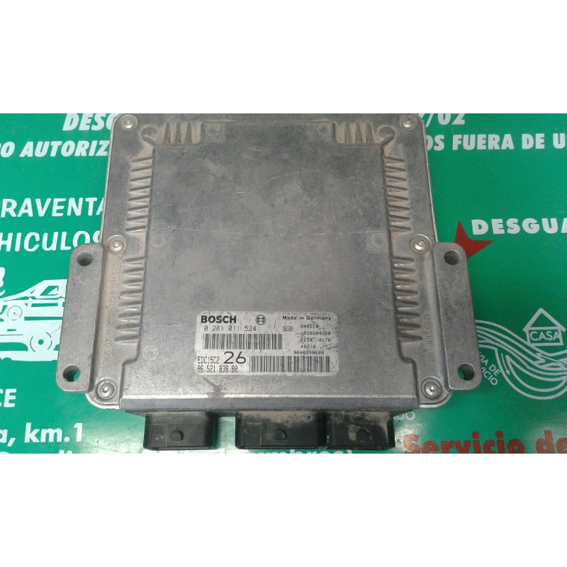 Recambio de centralita motor uce para citroen c5 berlina 2.0 hdi 90 sx/sx automático referencia OEM IAM 0281011524 9652183880 ED