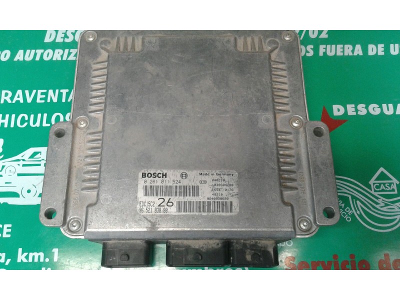 Recambio de centralita motor uce para citroen c5 berlina 2.0 hdi 90 sx/sx automático referencia OEM IAM 0281011524 9652183880 ED