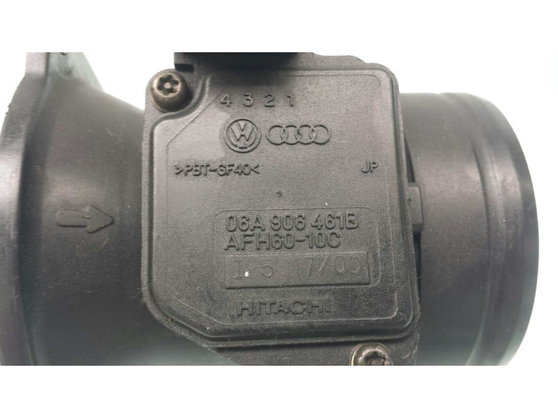 Recambio de caudalimetro para audi a3 (8l) 1.6 ambiente referencia OEM IAM 06A906461B AFH3010C HITACHI